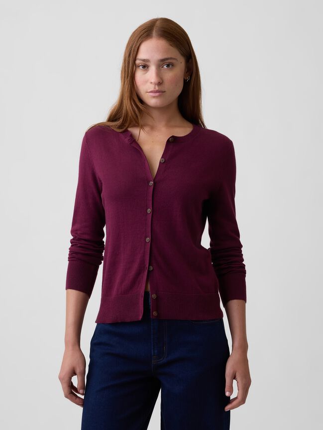 Crewneck Cardigan gap crewneck cardigan