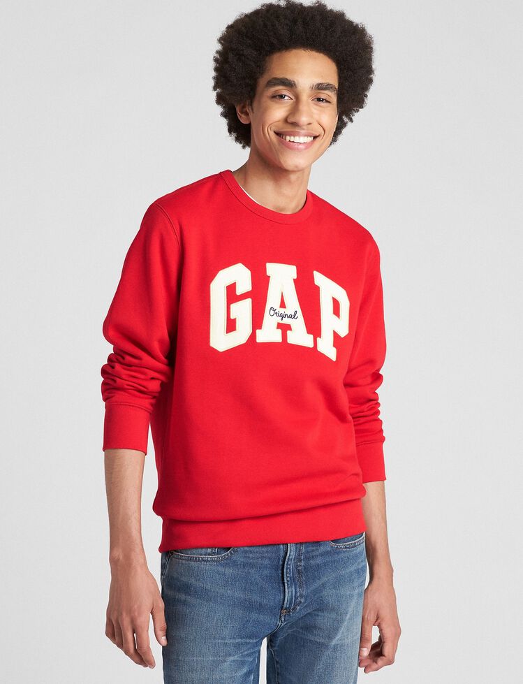 Gap Logo Fleece Crewneck Sweatshirt gap logo fleece crewneck sweatshirt