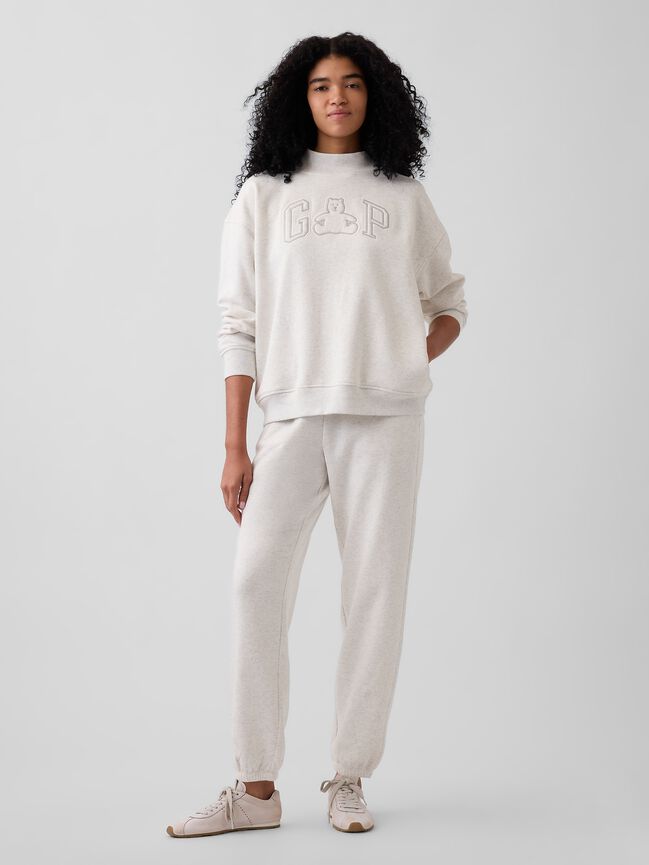 VintageSoft Oversized Mockneck Logo Sweatshirt gap vintagesoft oversized mockneck logo sweatshirt