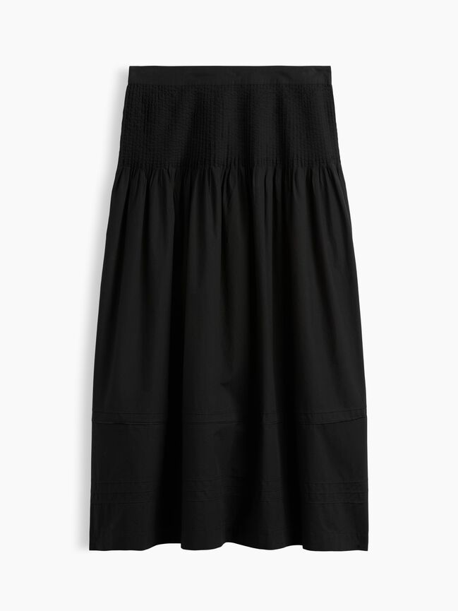 Poplin Pintuck Maxi Skirt gap poplin pintuck maxi skirt