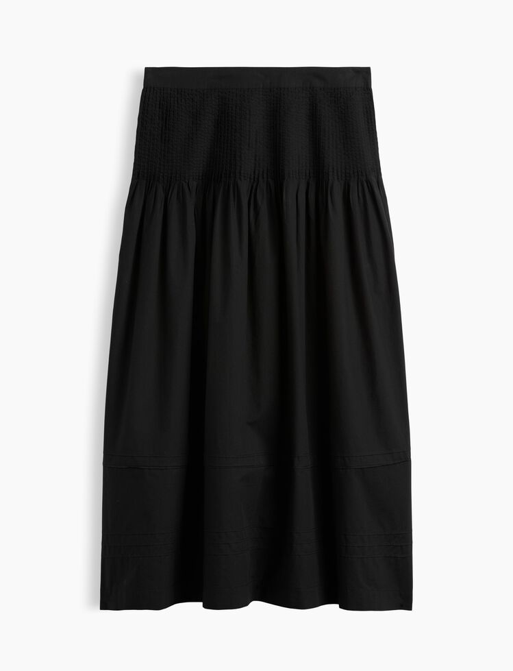 Poplin Pintuck Maxi Skirt gap poplin pintuck maxi skirt