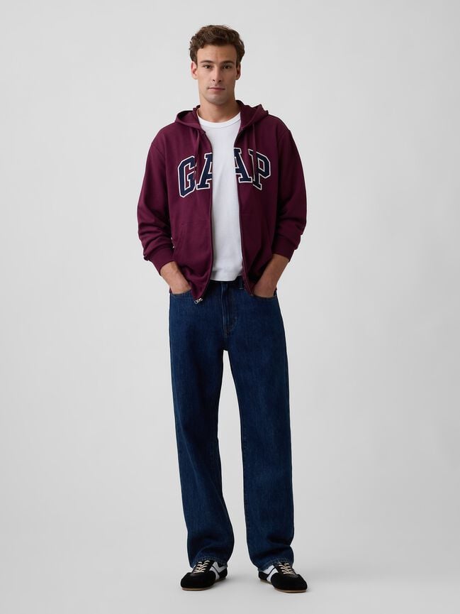 Gap Logo Zip Hoodie gap logo zip hoodie