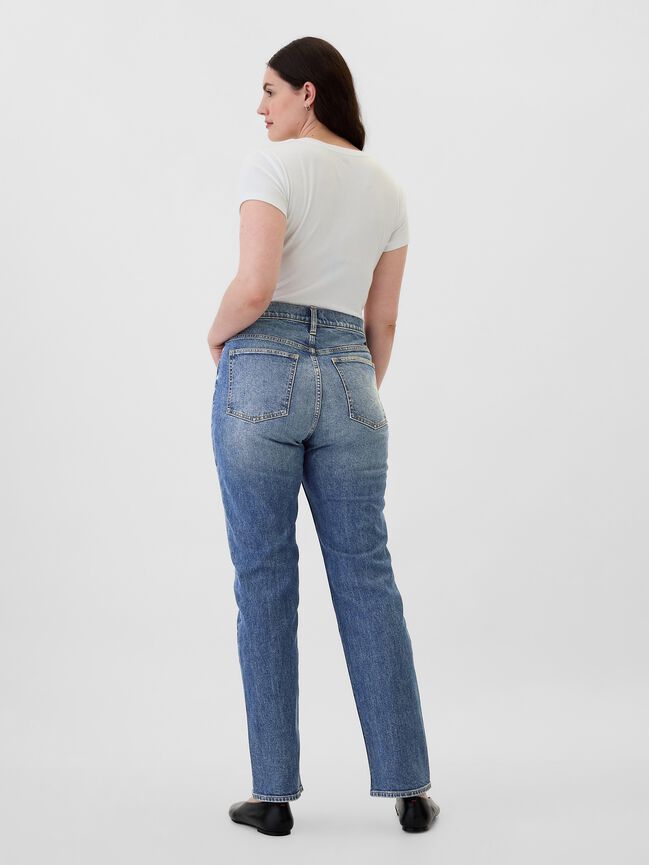High Rise '90s Original Straight Jeans gap high rise 90s original straight jeans