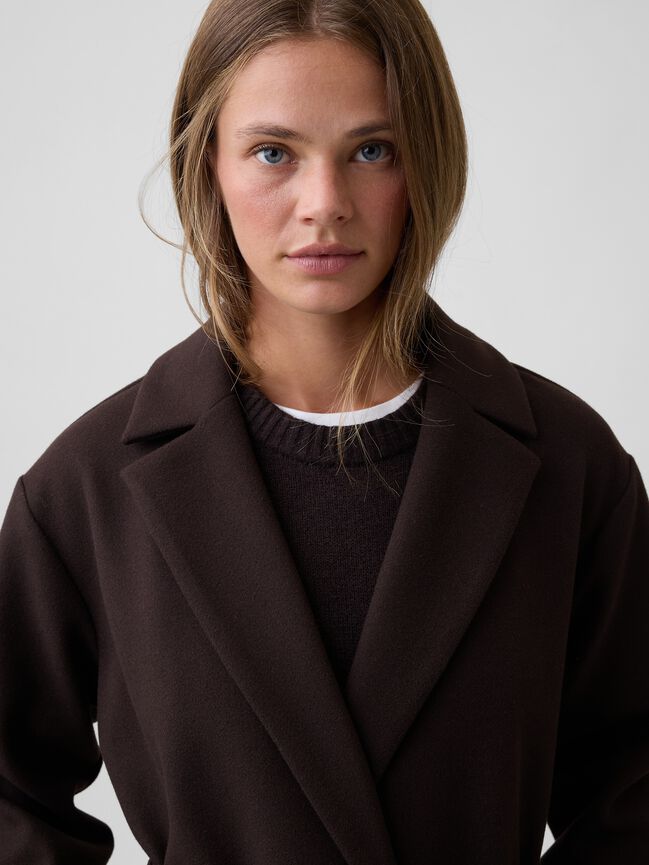 Relaxed Wrap Topcoat gap relaxed wrap topcoat