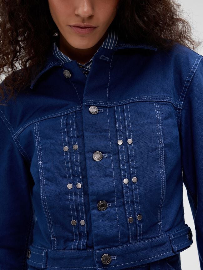 GapStudio Crop Canvas Jacket gapstudio crop canvas jacket