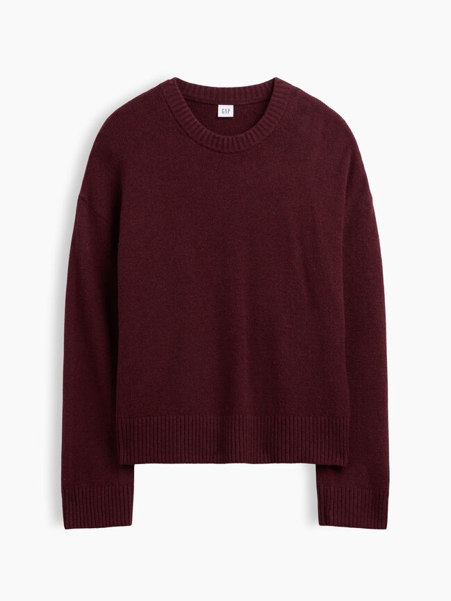 Cashsoft Relaxed Crewneck Sweater gap cashsoft relaxed crewneck sweater