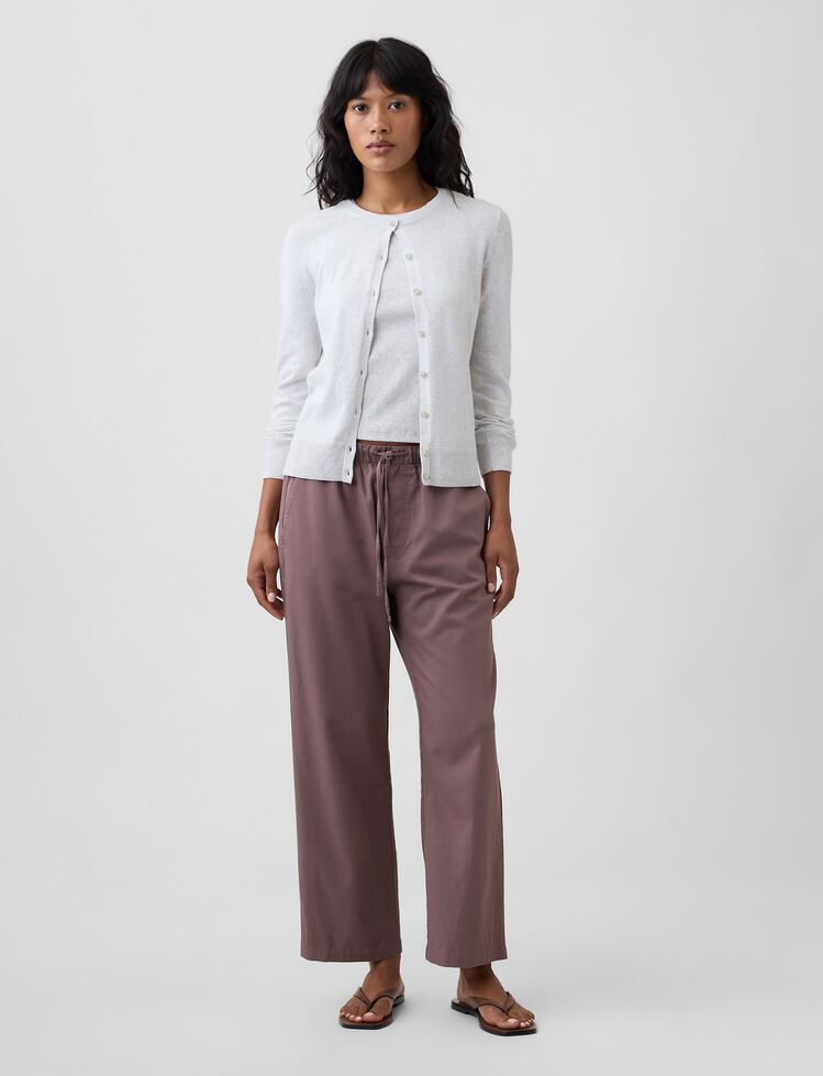Mid Rise Easy Twill Pants gap mid rise easy twill pants