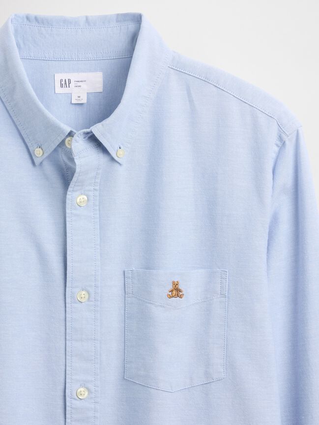 Oxford Shirt in Standard Fit gap oxford shirt in standard fit