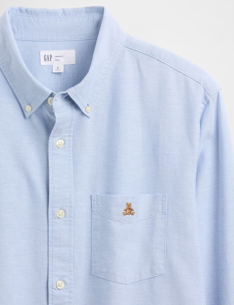 Oxford Shirt in Standard Fit gap oxford shirt in standard fit