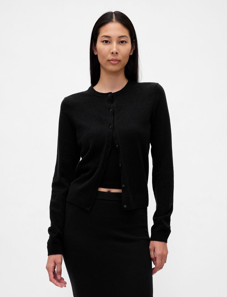 CashSoft Crop Cardigan gap cashsoft crop cardigan