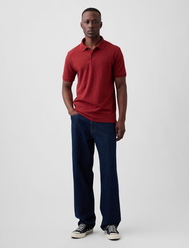 Stretch Pique Polo Shirt gap stretch pique polo shirt