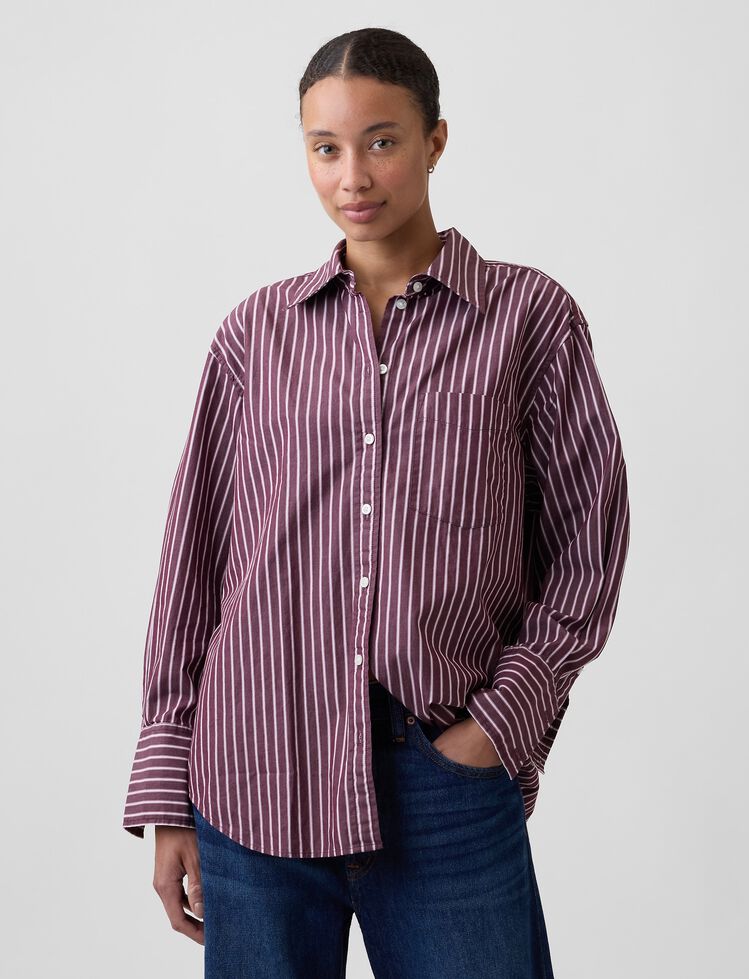 Poplin Big Shirt gap poplin big shirt