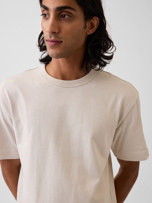 Adult Heavyweight Crop T-Shirt gap adult heavyweight crop t shirt