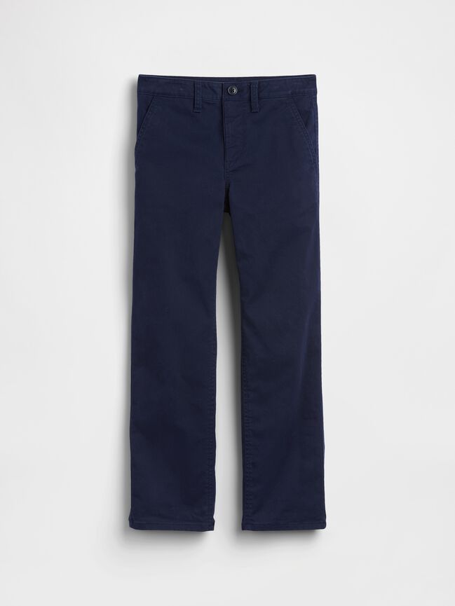 Kids Uniform Stretch Relaxed Straight Khakis gap kids uniform stretch relaxed straight khakis