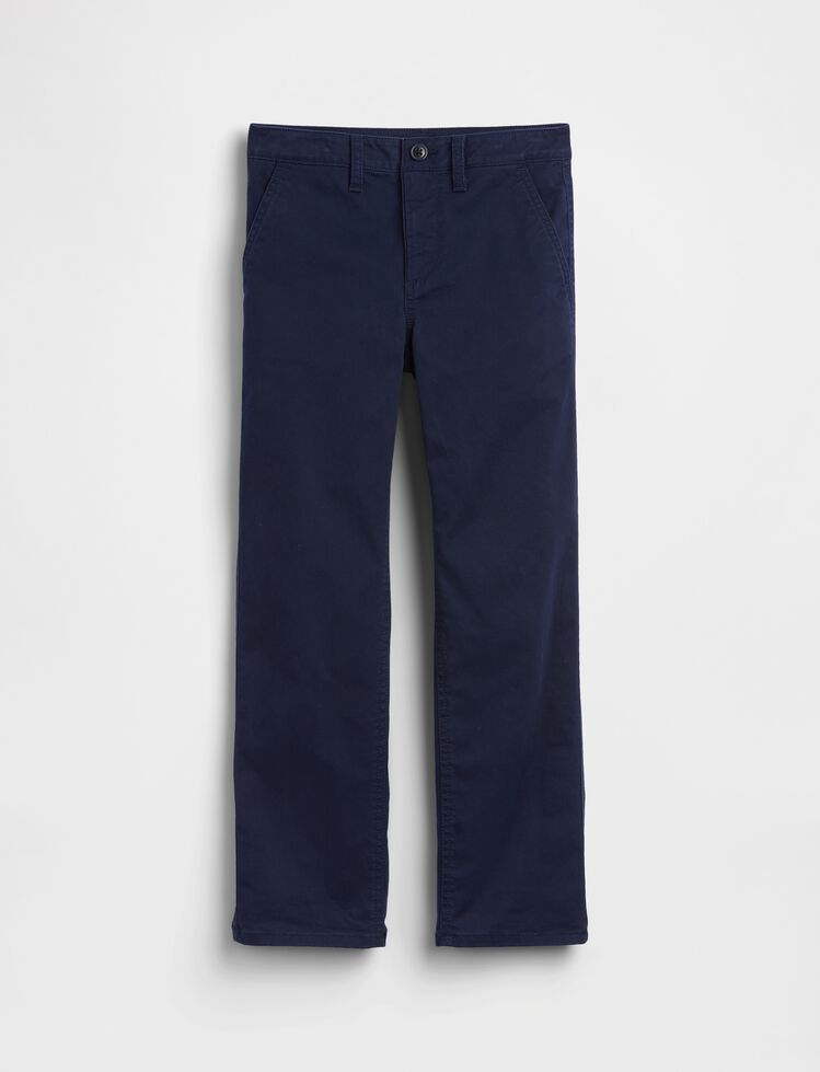 Kids Uniform Stretch Relaxed Straight Khakis gap kids uniform stretch relaxed straight khakis