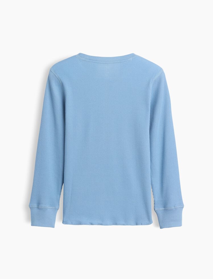 Kids Gap Mini-Logo Waffle-Knit T-Shirt kids gap mini logo waffle knit t shirt