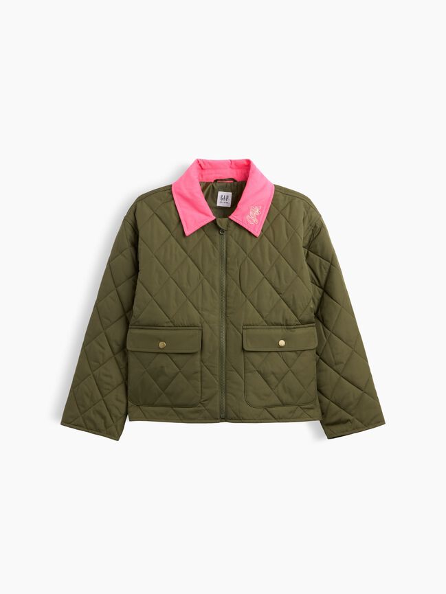 Kids Relaxed Quilted Barn Jacket gap kids relaxed quilted barn jacket