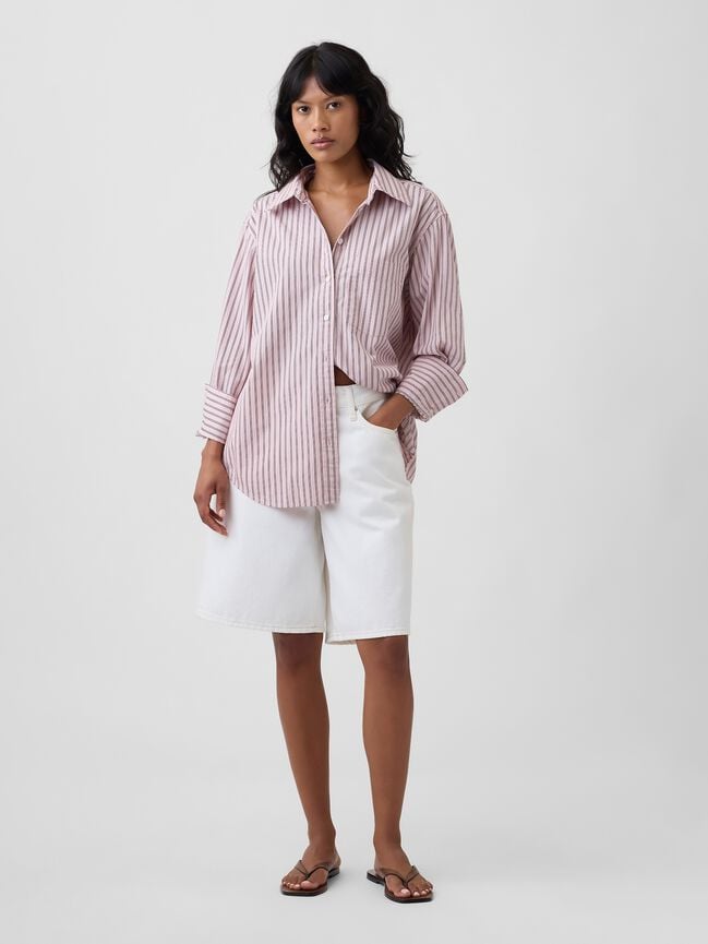 Poplin Big Shirt gap poplin big shirt