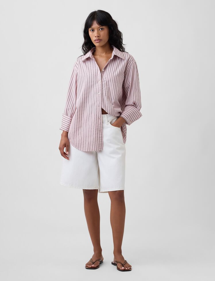 Poplin Big Shirt gap poplin big shirt