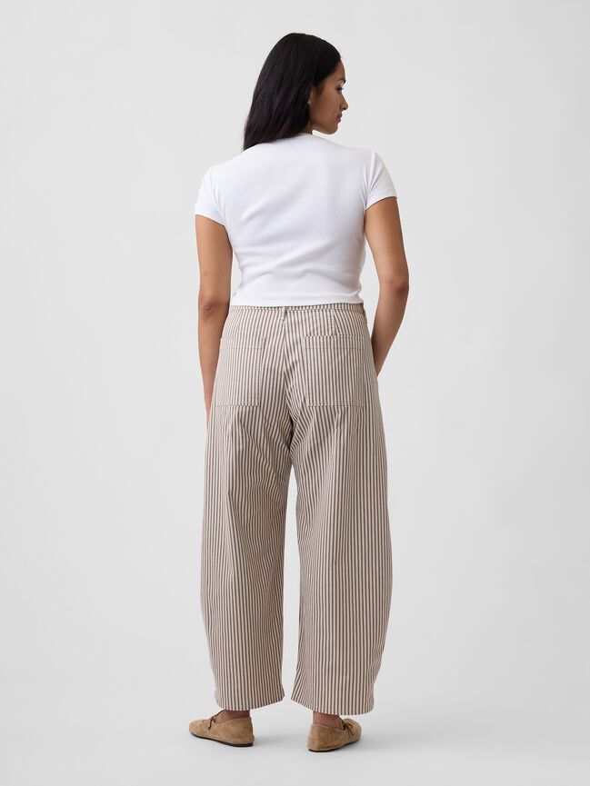 Mid Rise Barrel Khakis gap mid rise barrel khakis
