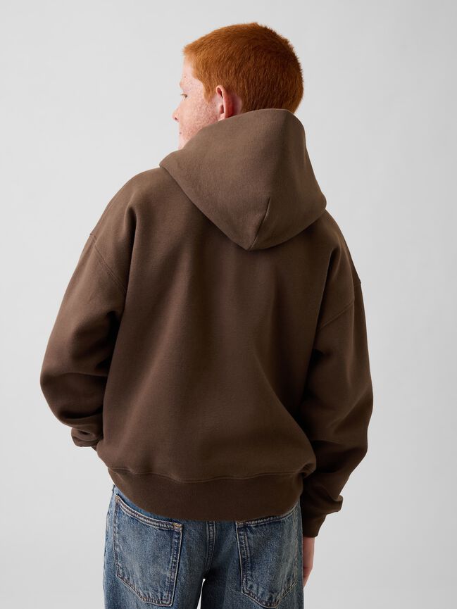 Kids VintageSoft Relaxed Zip Hoodie gap kids vintagesoft relaxed zip hoodie