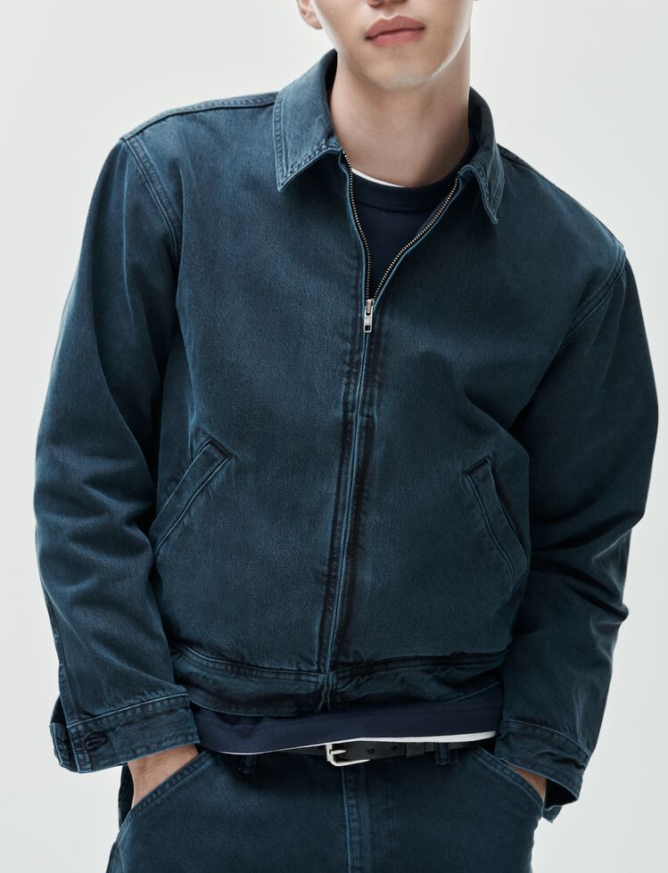 Denim Boxy Workwear Jacket gap denim boxy workwear jacket