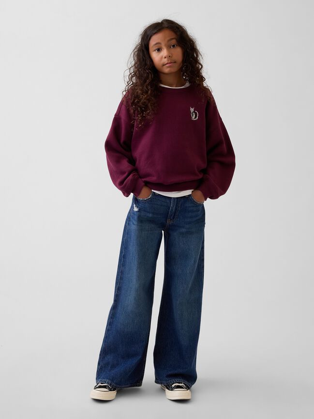 Kids VintageSoft Wedge Sweatshirt gap kids vintagesoft wedge sweatshirt