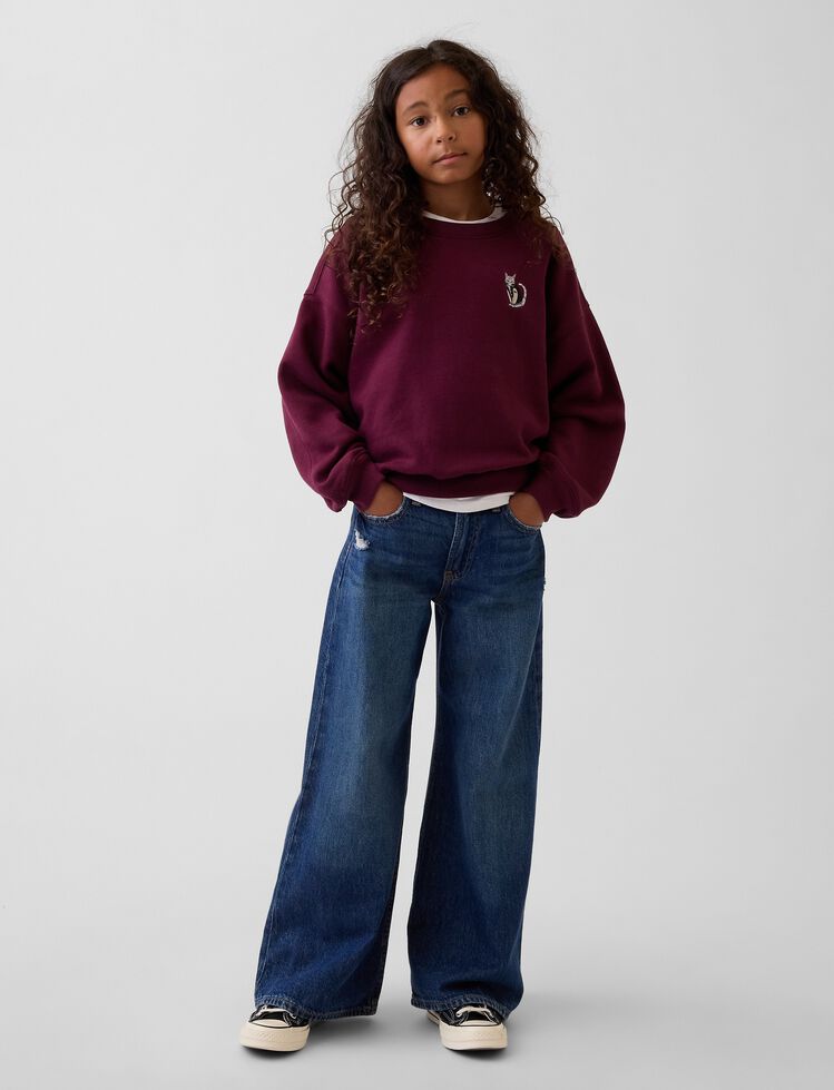 Kids VintageSoft Wedge Sweatshirt gap kids vintagesoft wedge sweatshirt