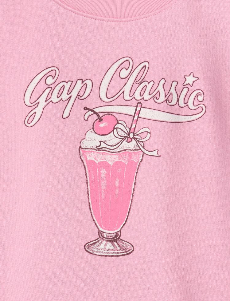 Kids Crewneck Graphic Sweatshirt gap kids crewneck graphic sweatshirt