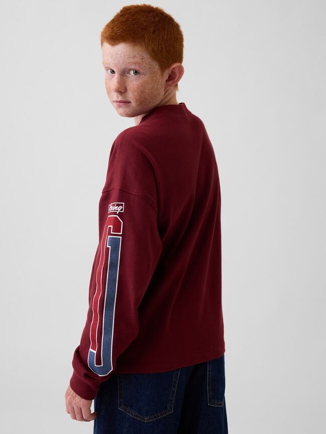 Kids Heavyweight Oversized Graphic T-Shirt gap kids heavyweight oversized graphic t shirt