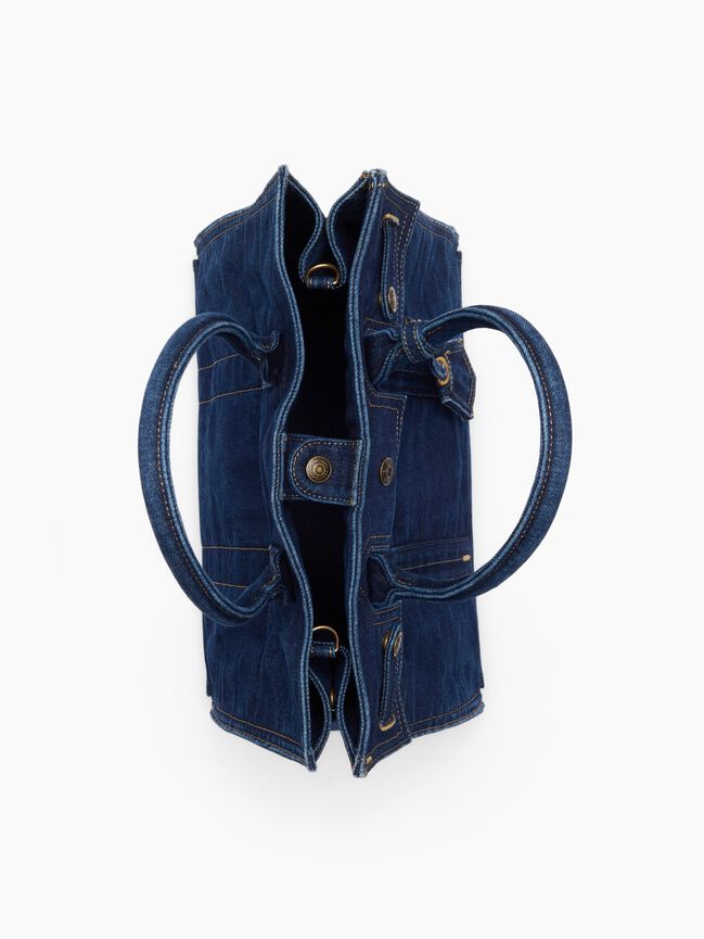 Denim Five Pocket Tote gap denim five pocket tote