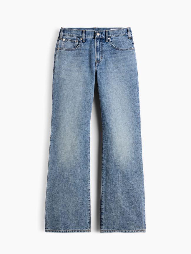 Mid Rise Relaxed Flare Jeans gap mid rise relaxed flare jeans