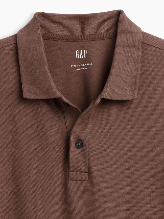 Stretch Pique Polo Shirt gap stretch pique polo shirt