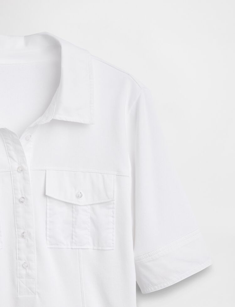 Modern Elbow-Sleeve Utility T-Shirt gap modern elbow sleeve utility t shirt