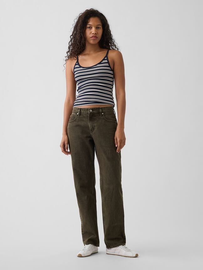 Mid Rise Straight Taper Jeans gap mid rise straight taper jeans