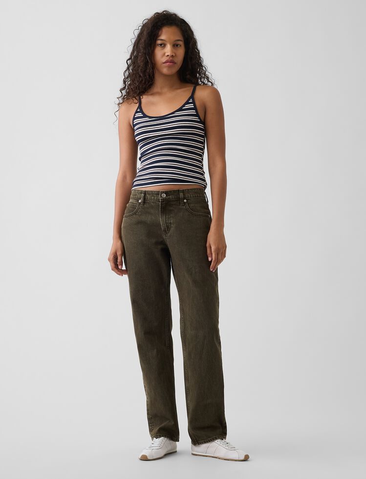 Mid Rise Straight Taper Jeans gap mid rise straight taper jeans