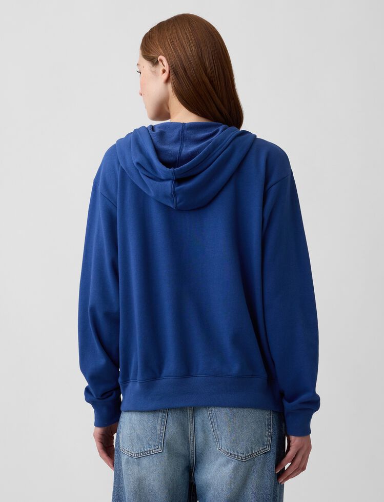 Relaxed Gap Logo Zip Hoodie relaxed gap logo zip hoodie