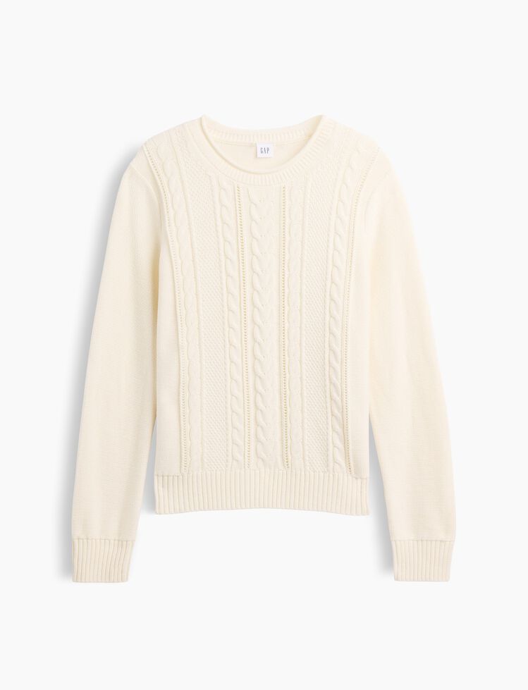 Rollneck Cable-Knit Sweater gap rollneck cable knit sweater