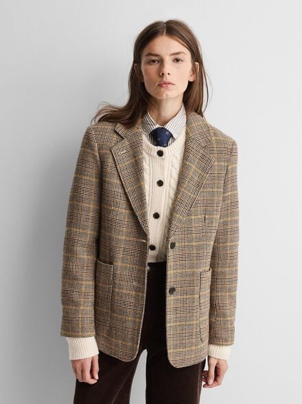 gap a p c wool blend relaxed blazer gap a p c wool blend relaxed blazer