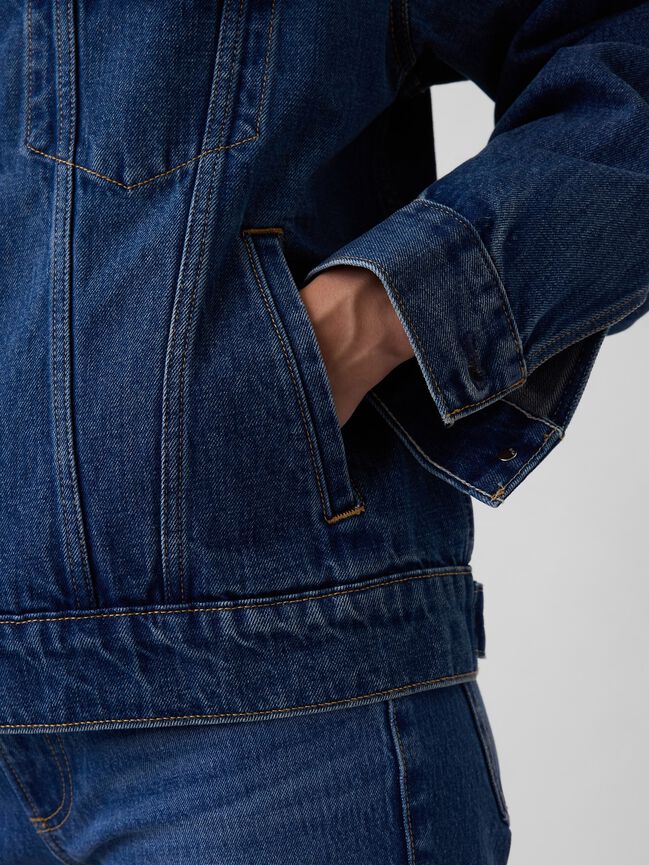 Oversized Icon Denim Jacket gap oversized icon denim jacket