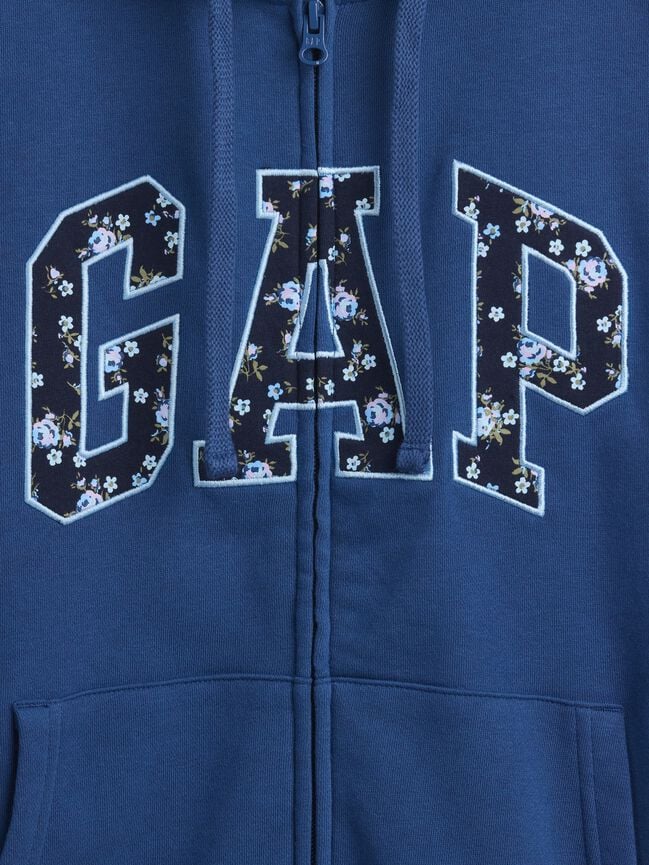 Relaxed Gap Logo Zip Hoodie relaxed gap logo zip hoodie
