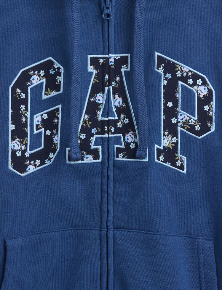 Relaxed Gap Logo Zip Hoodie relaxed gap logo zip hoodie