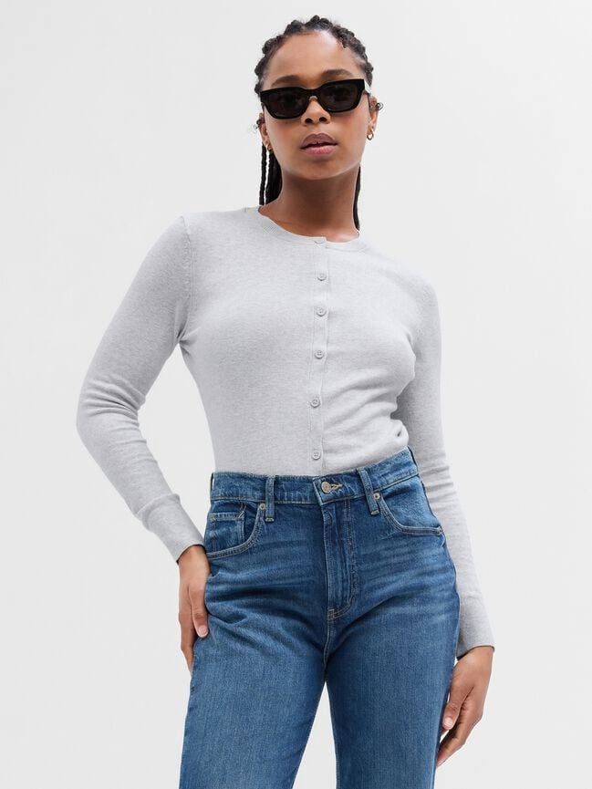 Crewneck Cardigan gap crewneck cardigan