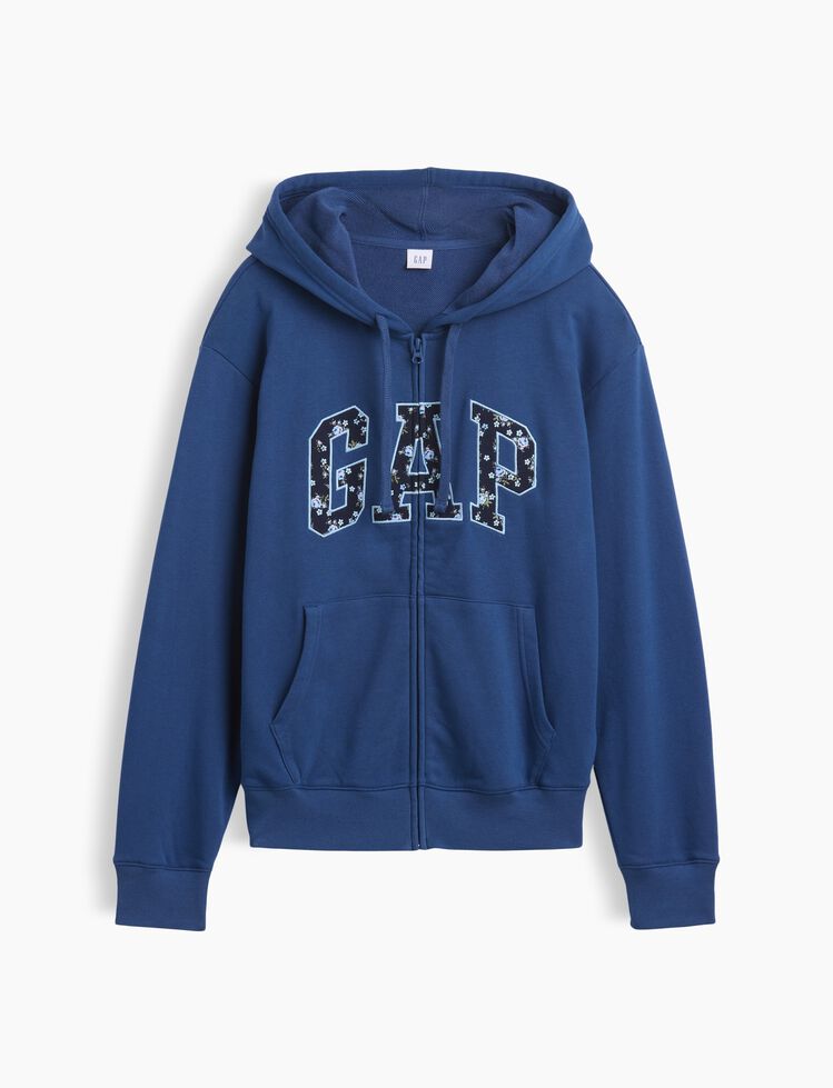 Relaxed Gap Logo Zip Hoodie relaxed gap logo zip hoodie