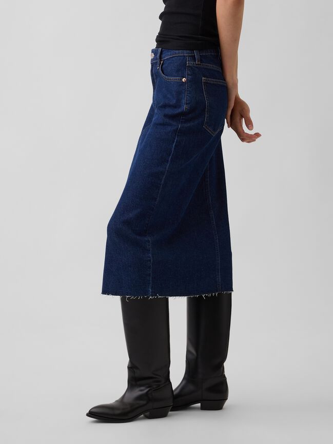 Denim Midi Pencil Skirt gap denim midi pencil skirt
