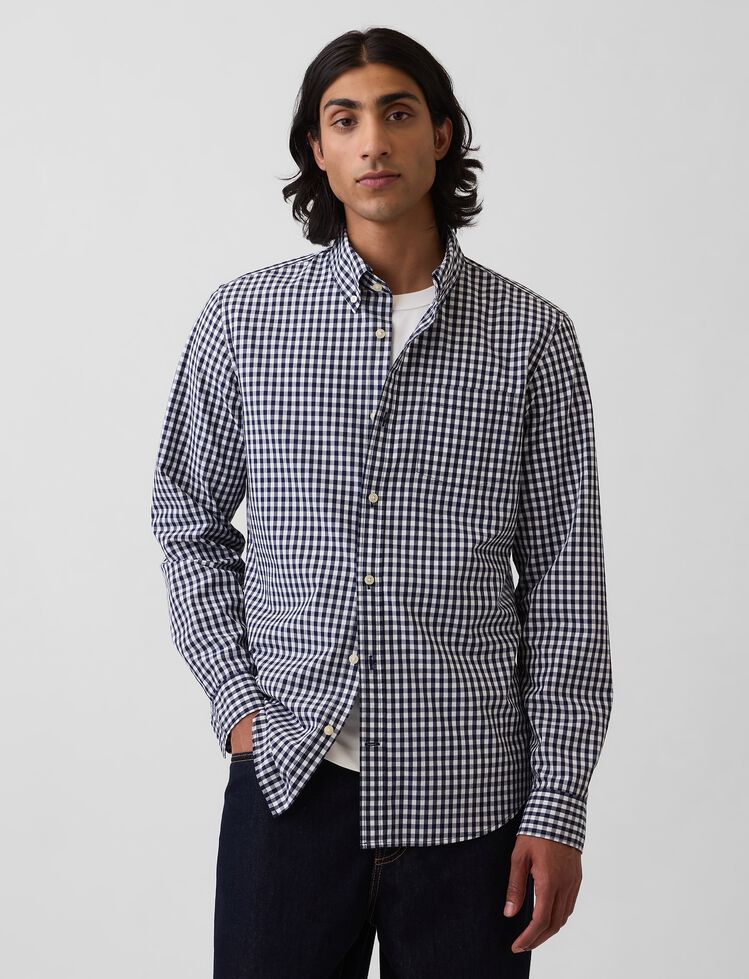 Organic Cotton Poplin Classic Shirt gap organic cotton poplin classic shirt