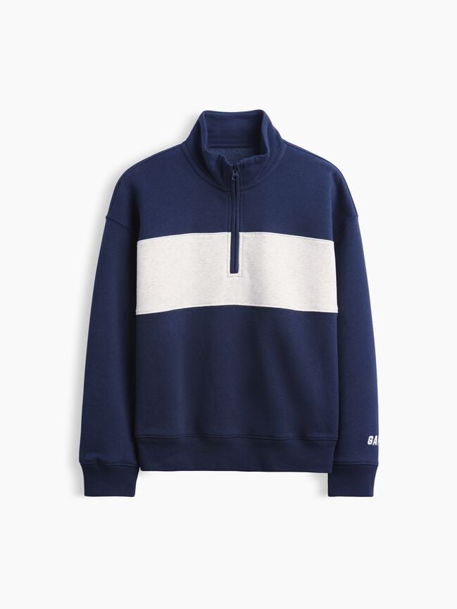 Kids VintageSoft Quarter-Zip Pullover gap kids vintagesoft quarter zip pullover