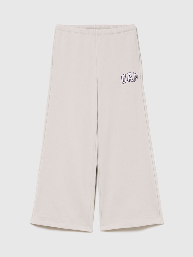 Gap Logo French Terry Wide-Leg Joggers gap logo french terry wide leg joggers