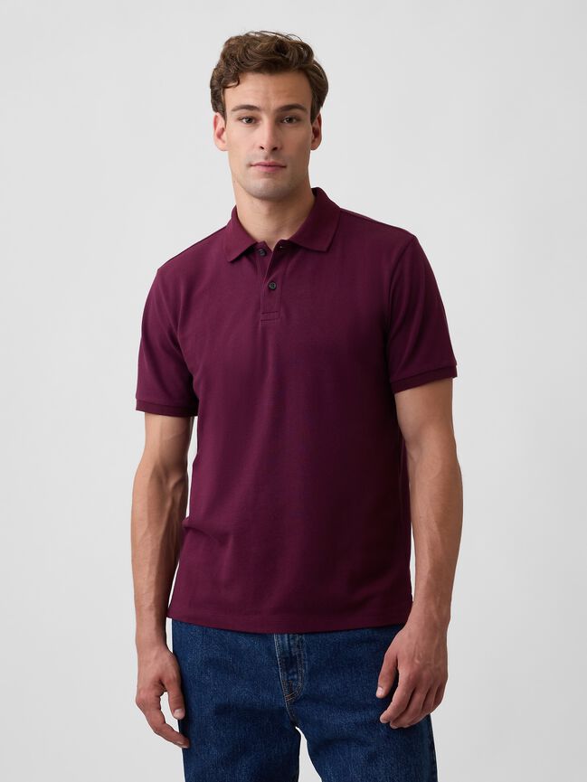 Stretch Pique Polo Shirt gap stretch pique polo shirt