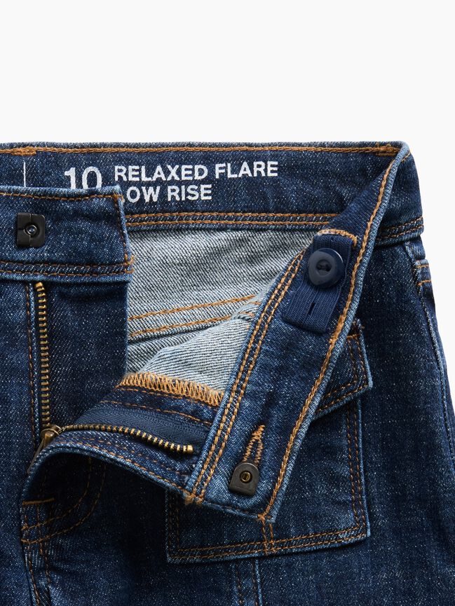 Kids Low Rise Relaxed Flare Jeans gap kids low rise relaxed flare jeans